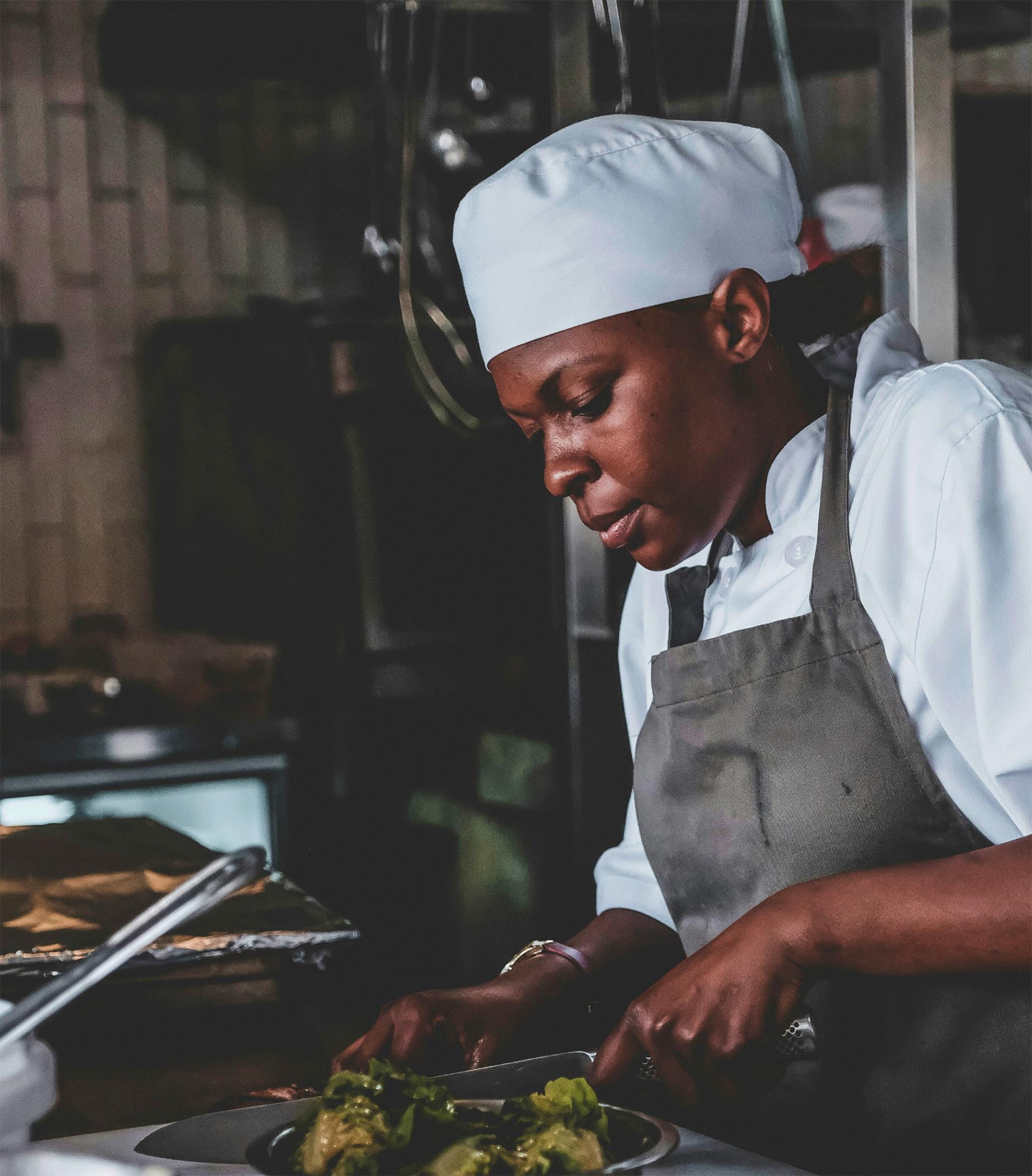 A worker photographed in a professional setting
